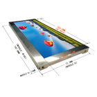 7.8 Inch Long Horizontal LCD Display Screen 800 * 300 LVDS Interface