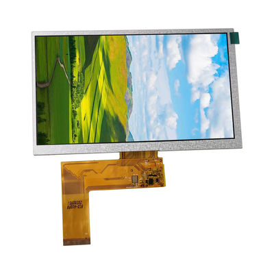 Good price 5.0 Inch Industrial Tft Display Panel 40pin RGB Interface 800x480 online