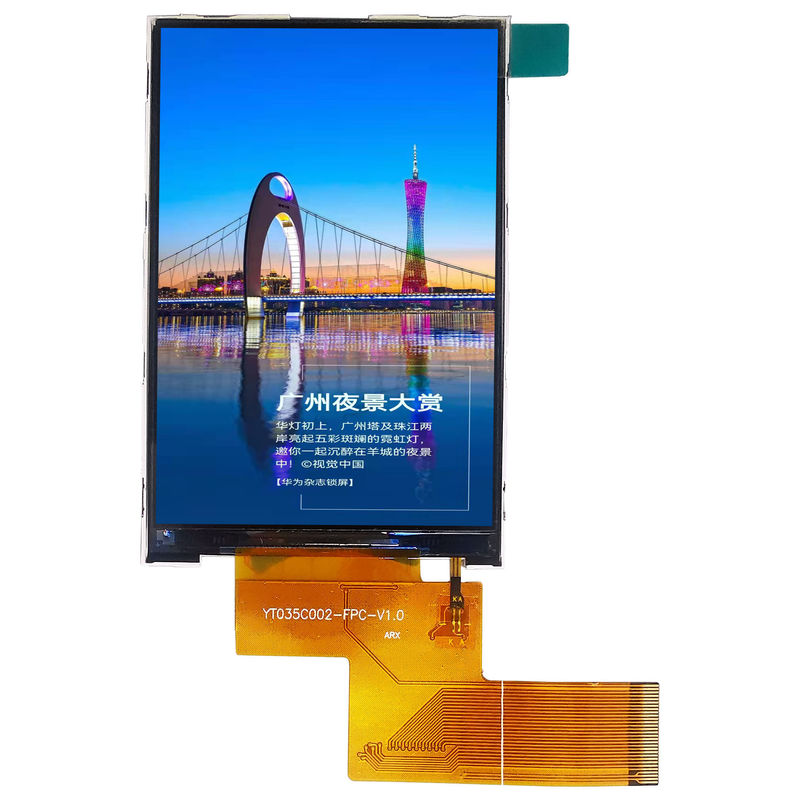 320x480 TFT LCD Display Module 3.5 Inch Wide Viewing Angle