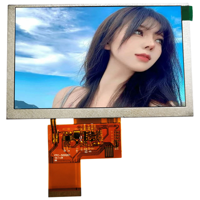 Good price Chimei Innolux 5.0 inch Industrial TFT LCD 40pin RGB Interface  800x480 Resolution online